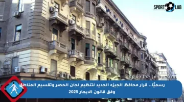 رسميًا.. قرار محافظ الجيزة الجديد لتنظيم لجان الحصر وتقسيم المناطق وفق قانون الإيجار 2025